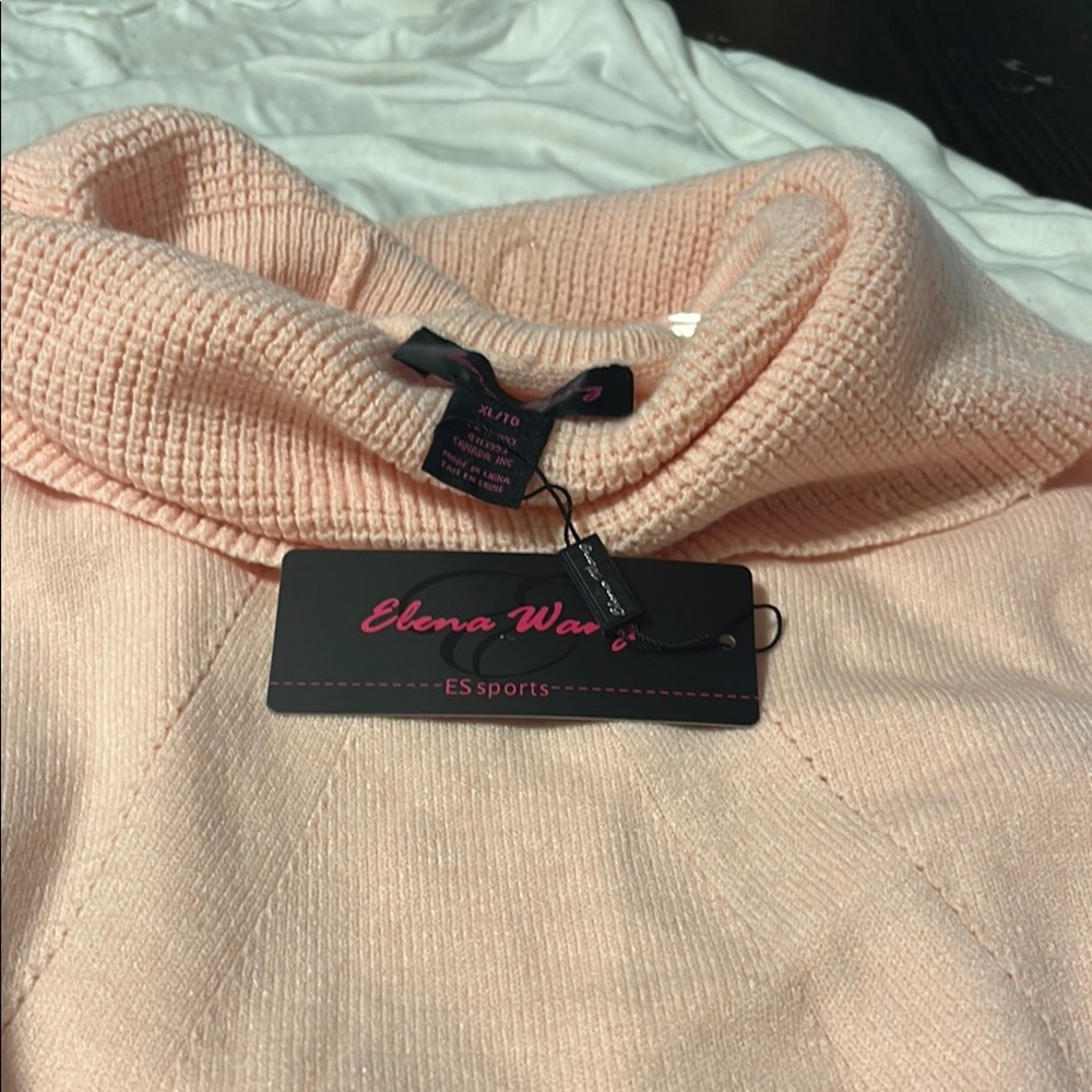 Elena Wang Women's Pink Sweater